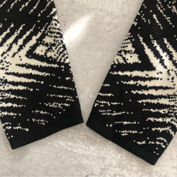 Plenty by TRACY REESE Felicity Jacquard Knit Dress in Ivory/Black XS - Picture 8 of 12